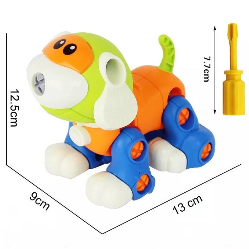 Early Learning Education Screw Nut Group Installed Plastic 3d Puzzle Disassembly Motorcycle Kids Toys for Children Jigsaw - SJB-DIAMOND ELITES