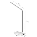 STEVVEX Dimmable Desk Reading Light Foldable Rotatable Touch Switch LED Table Lamp DC USB Charging Port Timing Desk Lamp For Kids Room - SJB-DIAMOND ELITES