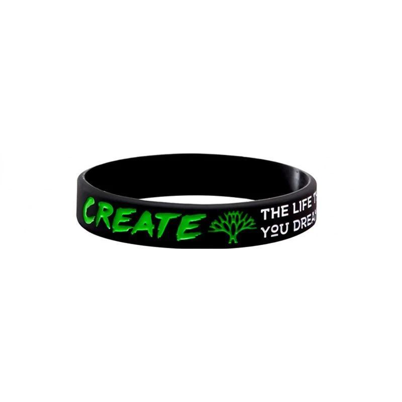 Dream Inspire Motivation Bracelets Silicone Wristbands Cool Style Perfect Gift For Men And Women - SJB-DIAMOND ELITES