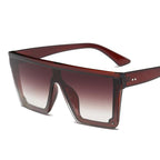 Top Luxury Modern Oversized Square Gradient Elegant Unisex Sunglasses For Men and Woman Brand Black Square Shades With UV400 Protection - SJB-DIAMOND ELITES