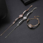 Luxury Diamond Shiny Fashion Luxury Jewelry  Zircon Multi-Layer Bangle Bracelet High Quality Rhinestone Charm Bracelet for Women and Girls - SJB-DIAMOND ELITES