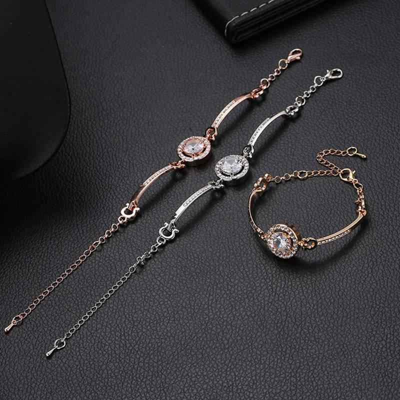 Luxury Diamond Shiny Fashion Luxury Jewelry  Zircon Multi-Layer Bangle Bracelet High Quality Rhinestone Charm Bracelet for Women and Girls - SJB-DIAMOND ELITES