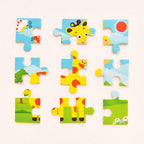10pcs Of Wood Puzzle Baby Young Children Early Lessons Learned Intelligence Cartoon Animal Puzzle Wooden Toys Education Puzzles - SJB-DIAMOND ELITES