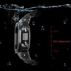 Luxury Modern Sports Watch With Led Digital Display Waterproof 50M Military Famous Unisex Watch For Man and Woman - SJB-DIAMOND ELITES