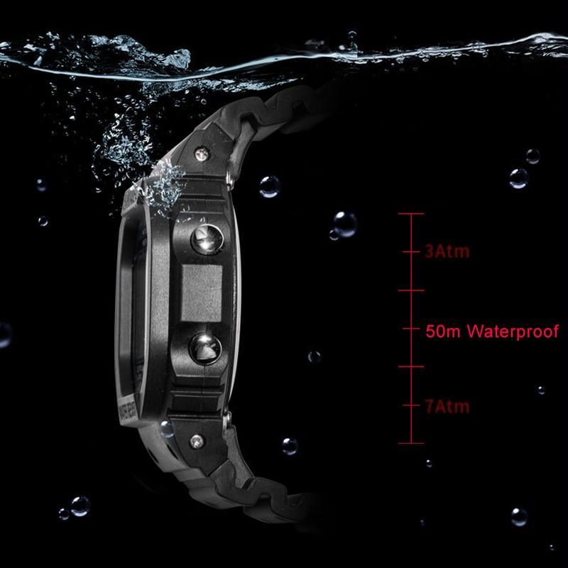 Luxury Modern Sports Watch With Led Digital Display Waterproof 50M Military Famous Unisex Watch For Man and Woman - SJB-DIAMOND ELITES