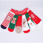 Modern Cotton Baby Socks Christmas Design Baby Girls Socks Cartoon Casual Baby  Children's Christmas Socks For Kids