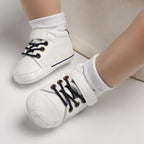 Newborn PU Leather Shoes Winter Fashion Baby Soft Sole Canvas Sneakers 0-12 Months Baby Boy And Girl Stevvex