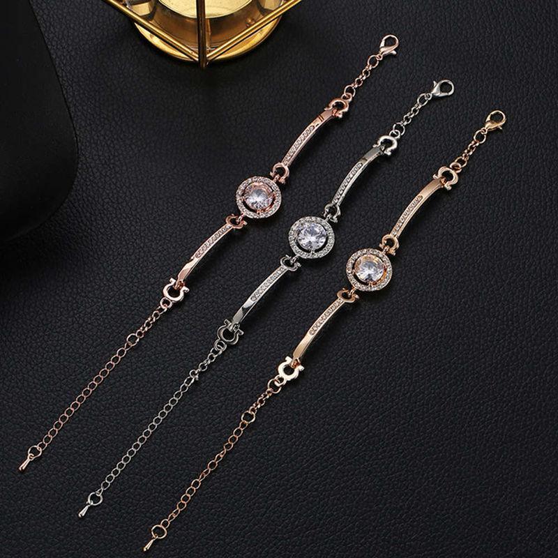 Luxury Diamond Shiny Fashion Luxury Jewelry  Zircon Multi-Layer Bangle Bracelet High Quality Rhinestone Charm Bracelet for Women and Girls - SJB-DIAMOND ELITES