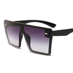 Modern Oversized Square Sunglasses For Lady and Women Luxury Brand Fashion Gafas Shade WIth Mirror Glasses And UV400 Protection - SJB-DIAMOND ELITES