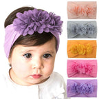 Modern Bowknot Baby Headband Elastic Turban Baby Girl Headbands Baby Girls Bow
