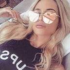 Luxury Vintage Modern Cat Eye Metal High Quality Frame  With Miror Sunglasses For  Women and Lady sunglasses With UV400 Protection - SJB-DIAMOND ELITES
