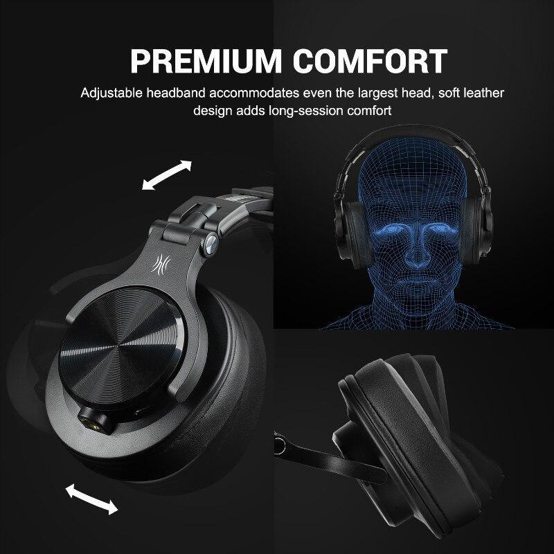 Modern Proffesional Bluetooth STEVVEX Headphones Stereo Over Ear Wireless Headset Professional Recording Studio Monitor Headphones - SJB-DIAMOND ELITES
