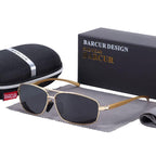 Luxury Elegent Vintage Retro Brand Designer Polarized Sunglasses Square Classic Shades Glasses WIth  UV400 Protection - SJB-DIAMOND ELITES