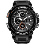 Army Green Modern Sport  Waterproof 50M Men Watches With LED Digital Display In Military Armi Relogio Masculino Style - SJB-DIAMOND ELITES