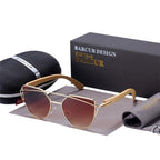 Bamboo High Quality Female Sunglasses Oversized Women Polarized Sunglasses With Natural Bamboo In Elegant and Luxury Cat eye Eyewear Luxury Style - SJB-DIAMOND ELITES