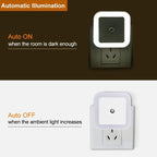STEVVEX LED Night Light Mini Light Sensor Control  EU US Plug Nightlight Lamp For Children Kids Living Room Bedroom Lighting - SJB-DIAMOND ELITES