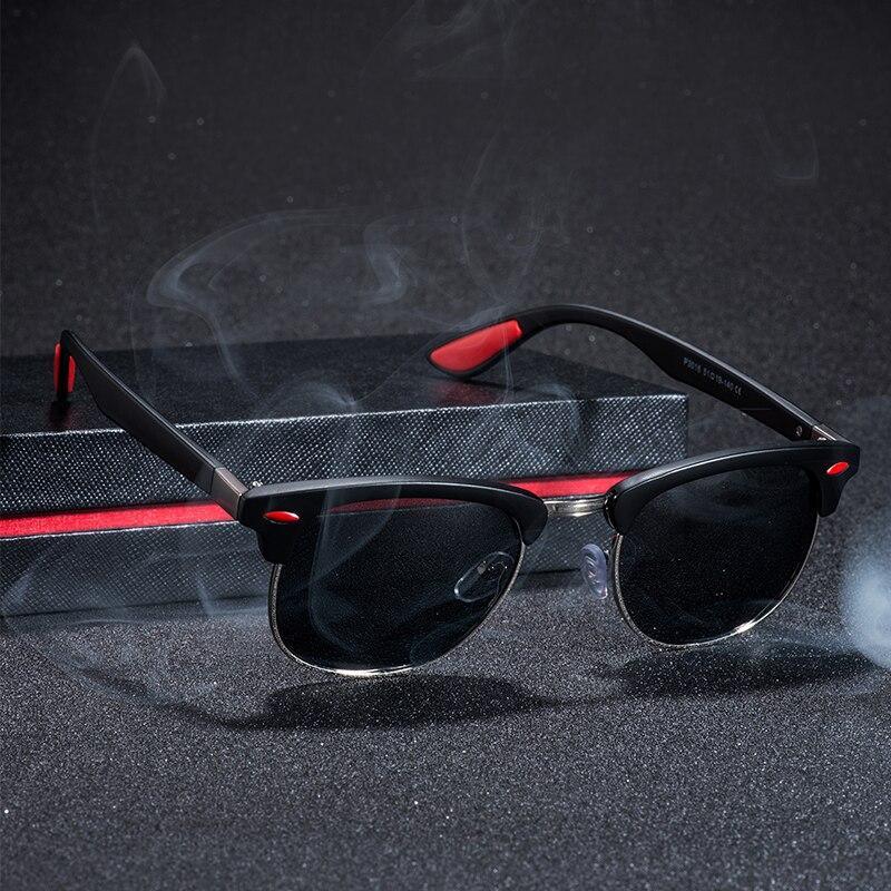 Popular Retro New Polarized Men's Sunglasses UV400 Square Half Metal Frame  Ladies Sunglasses Brand Design Glasses Driving Sunglasses - SJB-DIAMOND ELITES