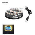 STEVVEX USB Power LED Light lamp With RGB Flexible Tape TV Back Lighting RGB Book light Bulb TV Background Decor Lighting Ribbon desk decor tape Strings 1M 2M 3M 4M 5M - SJB-DIAMOND ELITES