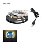 STEVVEX USB Power LED Light lamp With RGB Flexible Tape TV Back Lighting RGB Book light Bulb TV Background Decor Lighting Ribbon desk decor tape Strings 1M 2M 3M 4M 5M - SJB-DIAMOND ELITES