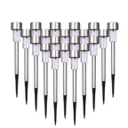 Garden Premium LED Solar Luxury Stainless Steel Lights For Yard Pathway Walkway More Pieces Outdoor - SJB-DIAMOND ELITES