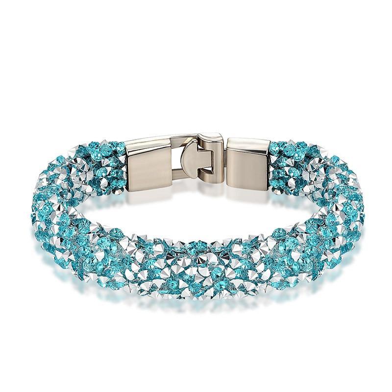 New Modern Fashion Luxury Crystal Shiny Bracelet Amazing Copper Alloy Elegant Bracelet Valentine's Day For Women - SJB-DIAMOND ELITES
