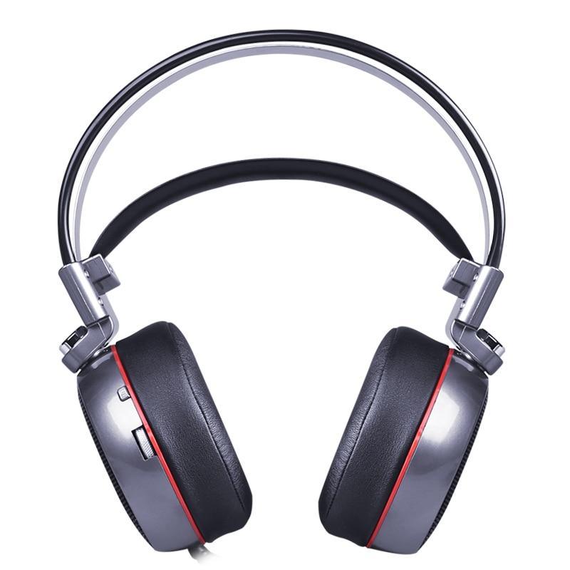 STEVVEX N43 Stereo Gaming Headset 7.1 Virtual Surround Bass Gaming Earphone Headphone with Mic LED Light for Computer PC Gamer (N43) - SJB-DIAMOND ELITES