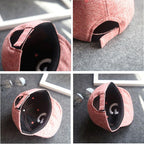 Cotton Baby Adjustable Letter Baseball Caps For Boys & Girl Hats Children Snapback Hip-Hop Sun Hat In Modern Style