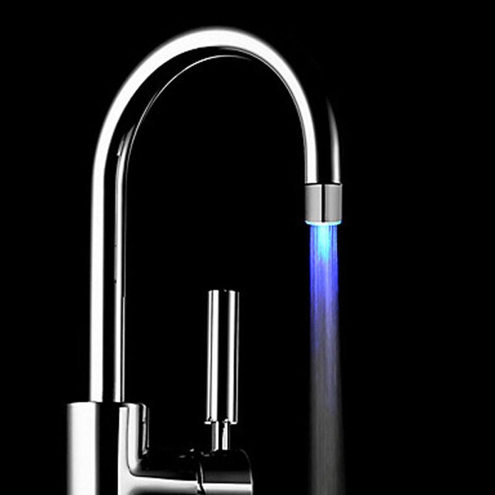 STEVVEX Home LED Water Faucet Creative LED Light Shower Head Water Romantic 7 Color Change   Home Bathroom Glow Lamps - SJB-DIAMOND ELITES