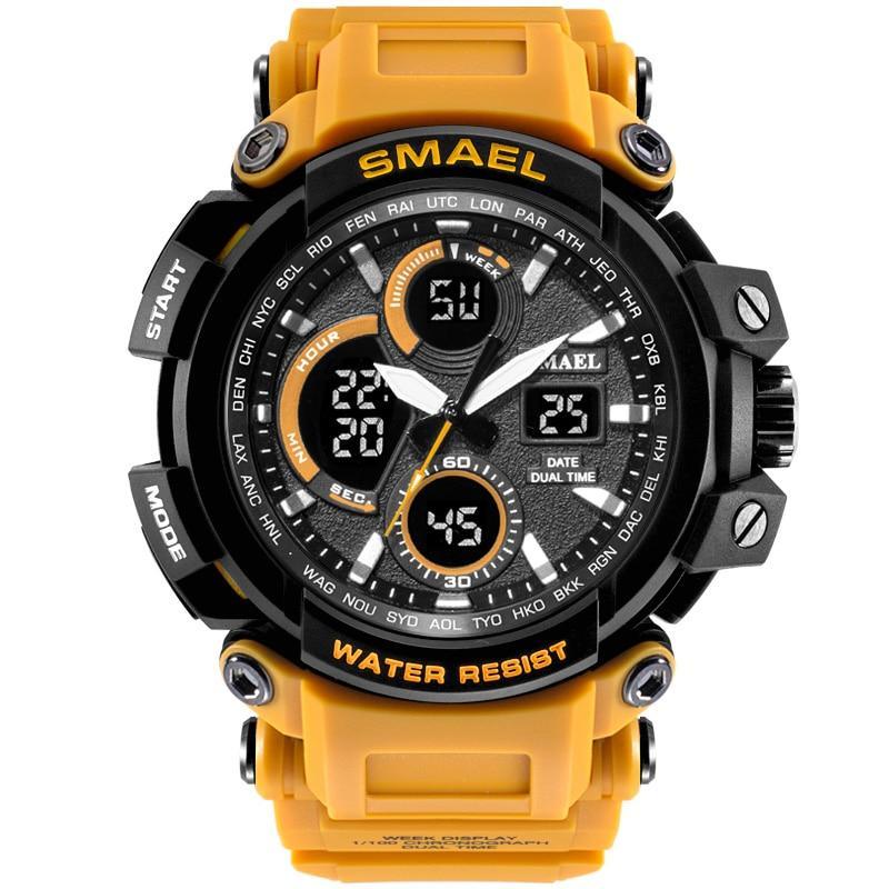 Modern Sport  Waterproof 50M Men Watches With LED Digital Display In Military Armi Relogio Masculino Style - SJB-DIAMOND ELITES