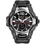 New Modern Luxury Sport Watch For Men Fashion Casual Alarm Clock 50M Waterproof In Military Chrono Dual Display Style Wristwatches Relogio Masculino - SJB-DIAMOND ELITES