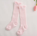 Modern Baby Girl Pure Cotton Summer High knee Mesh Breathable Cotton Long Girl Socks