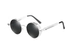Luxury Popular Retro  Gothic Steampunk Polarized Men and  Women Brand Designer Vintage Round High Quality Metal Frame Sunglasses With UV400 Protection - SJB-DIAMOND ELITES