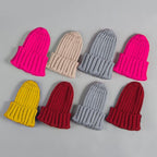 Modern Luxury Solid Baby Boy Girl Autumn Winter Beanie Warm Cap For Kids In Elegant Design