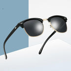 Universal Polarized Elegant and Luxury Brand Design Eye Retro Sunglasses For  Women and Man Semi Rimless Classic Men Sunglasses Oculos De Sol With UV400 Protection - SJB-DIAMOND ELITES