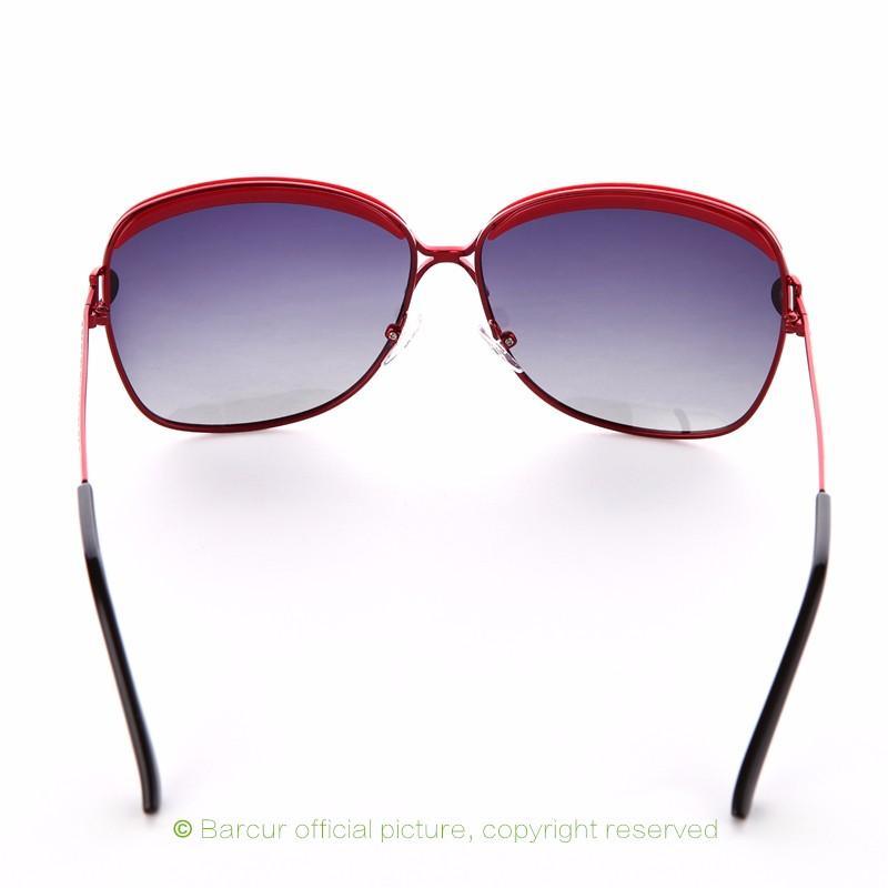 Luxury Polarized Ladies Woman Gradient Round Oversized Modern Sunglasses Brand oculos lunette de soleil femme - SJB-DIAMOND ELITES