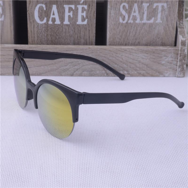 New Luxury Modern Fashion Retro Designer Super Round Circle Glasses  With Cat Eye Women's Sunglasses With UV400 Protection - SJB-DIAMOND ELITES