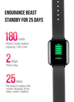 Modern B57 Smart Watch With Waterproof IP67 Protection and Heart Rate Monitor & Blood Pressure Sport Unisex Watch For Men and Women Smartwatch - SJB-DIAMOND ELITES