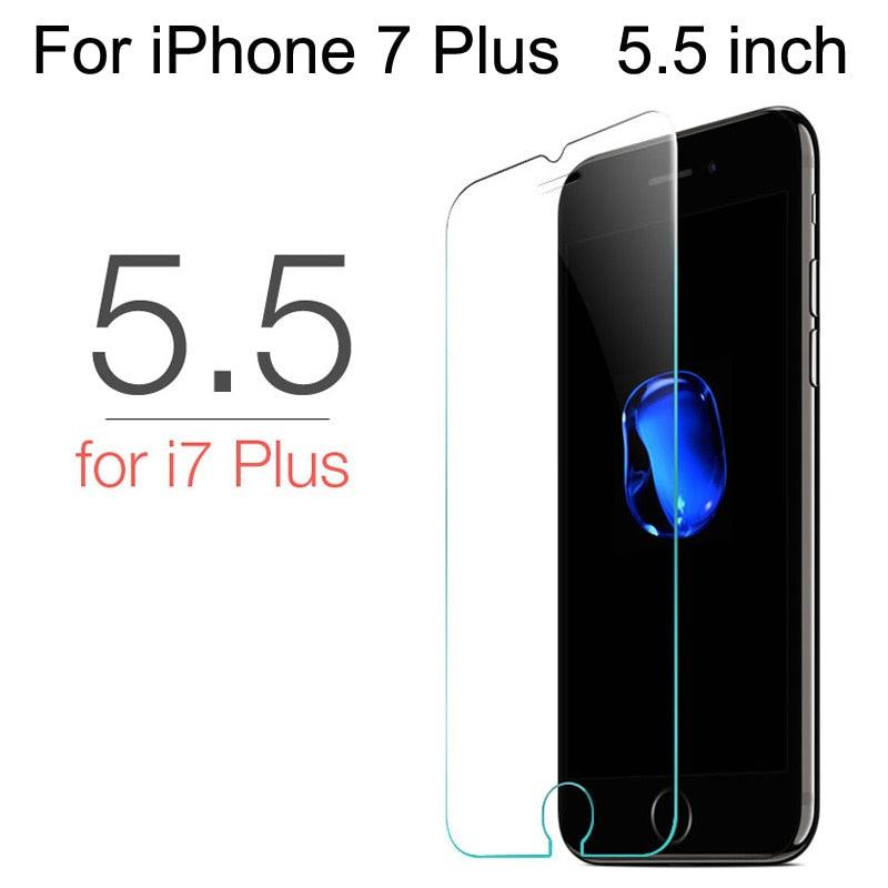 10 Pieces Tempered Glass For iPhone 11 Pro Max 6 6s 7 8 Plus 5 5s SE 2020 Screen Protector Film For iPhone 12 Pro X XS Max XR 4s Shatterproof Tempered Glass for iPhone Stevvex