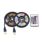 STEVVEX USB Power LED Light lamp With RGB Flexible Tape TV Back Lighting RGB Book light Bulb TV Background Decor Lighting Ribbon desk decor tape Strings 1M 2M 3M 4M 5M - SJB-DIAMOND ELITES