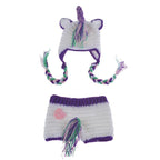 Modern Baby Cap Deer Design Handmade Crochet Deer Costume Set Knitted Hats And Toy For Girls and Boys Kids