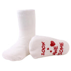 Cute Stylish Infant Baby Socks Combed Cotton Toddler Anti Slip Socks For Baby Boys And Girls Stevvex