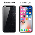 9H Diamond Glitter Tempered Glass For iPhone 13 12 11 14 Pro MAX X XR XSMAX XS 6 7 8 Plus 12/13 Glass Protective Film Glitter Shiny Scratch Resistant Tempered Glass Screen Protector Stevvex