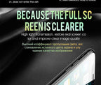 2000D Curved Edge Tempered Glass For iPhone SE 2020 6 6S 7 8 Plus Full Cover Glass on iPhone 11 Pro XS Max X XR Screen Protector Screen Protector No Side Bezel Easy Installation Frame 3X Stronger Screen Protector Stevvex