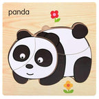 3D Wooden Children Interesting Puzzle Toys With Animals and Cars Exellent Puzzles Intelligence Kids Early Educational Toys For Children - SJB-DIAMOND ELITES
