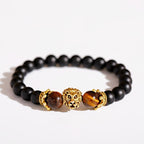 New Classic Crown Lion Elegant Bracelet Luxury For Men Fashion Tiger Eye Onyx Stone Handmade Beaded Charm Modern Bracelet For Women Jewelry - SJB-DIAMOND ELITES