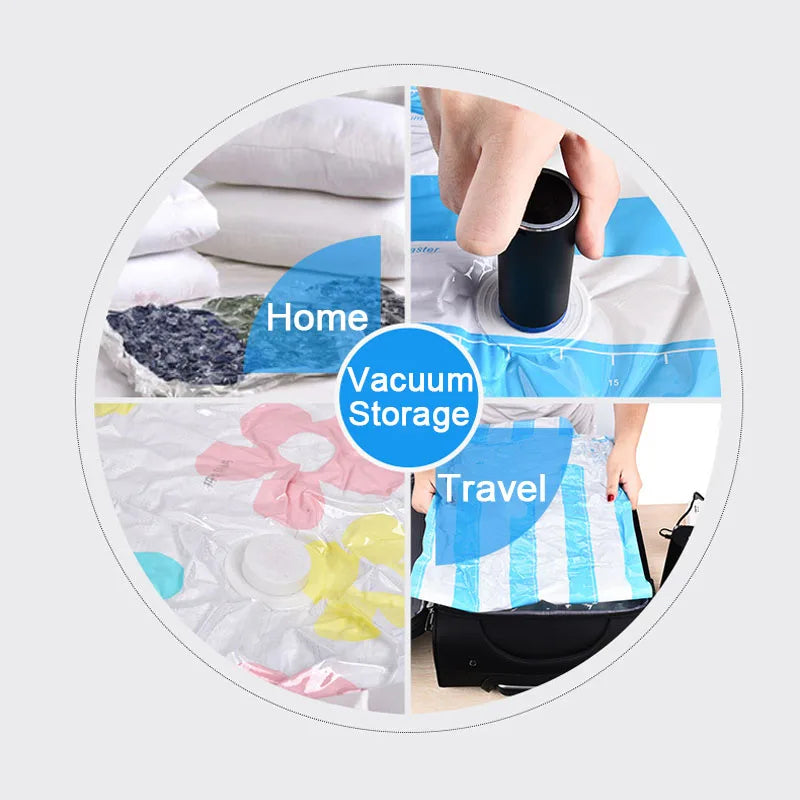Mini Automatic Vacuum Machine Pump for Portable Traveling Home Storage Bag Clothes Food Sous Vide Vacuum Sealer Packaging Packer Lootquake LLC