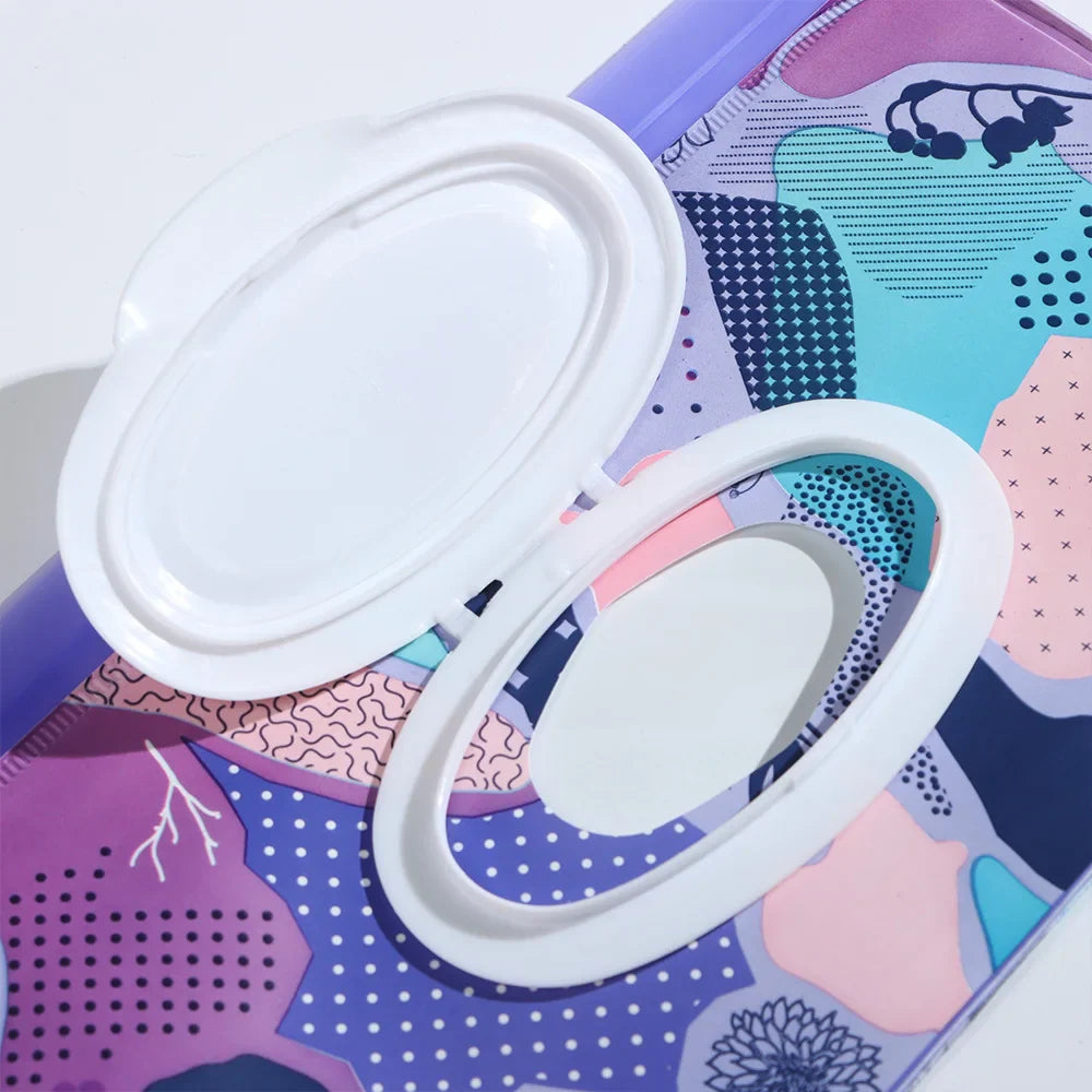 NEW Portable EVA Baby Wet Wipe Holder Case Reusable Refillable Wet Wipe Bag Tissue Box Snap-Strap Cosmetic Pouch Home Storage Lootquake LLC