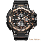 NEW Modern RED Sport Watch For Men and Woman With LED Digital Quartz Display Men's Top Brand Luxury Digital-watch Relogio Masculino In Army Military Popular Design Waterproof 50M - SJB-DIAMOND ELITES