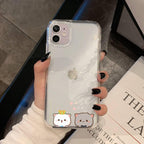 Cat Phone Case For Iphone 11 12 13 Mini Pro Xs Max 8 7 6 6s Plus X 5s Se 2020 Xr Case Polycarbonate Printed Colorful Design Silicone Phone Case