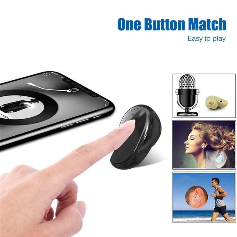 Mini Wireless Bluetooth Earphone in Ear Sport with Mic Handsfree Headset Earbuds for All Phone Android - SJB-DIAMOND ELITES